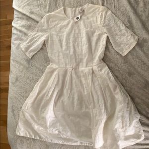 NWT GAP Detailed White Dress Size 4